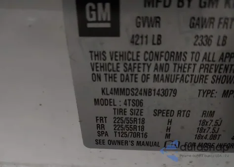 2022 Buick Encore Gx Fwd Select from USA, damaged, VIN KL4MMDS24NB143079